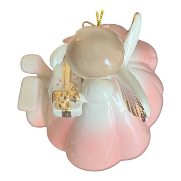 Dakin Josef 15 Birthday Angel Figurine Pink & White With Gold Accents Ceramic 6" - Picture 5 of 8